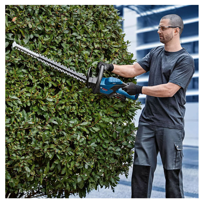 Máy cắt tỉa hàng rào Bosch GHE 18V-60 dùng Pin 18V, chiều dài lưỡi 600mm