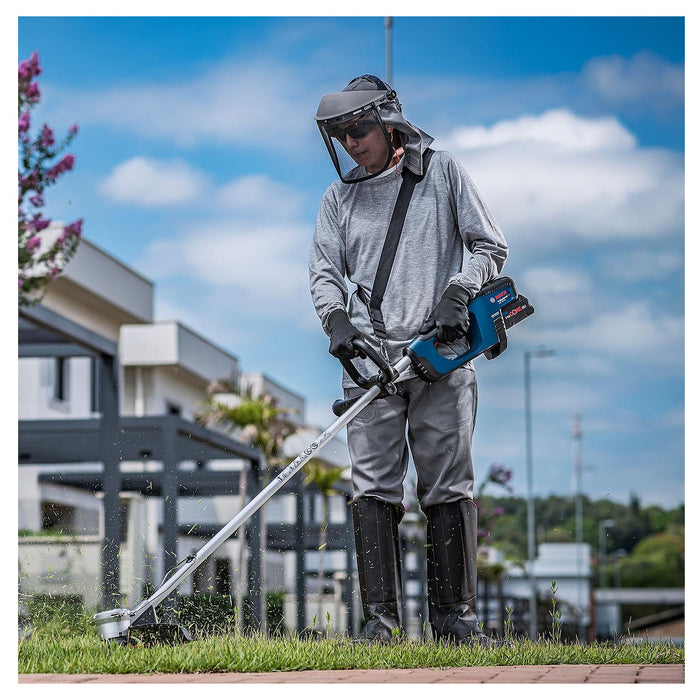 Máy cắt cỏ Bosch GRT 18V-33 dùng Pin 18V độ rộng cắt tối đa 330mm, tay cầm vòng