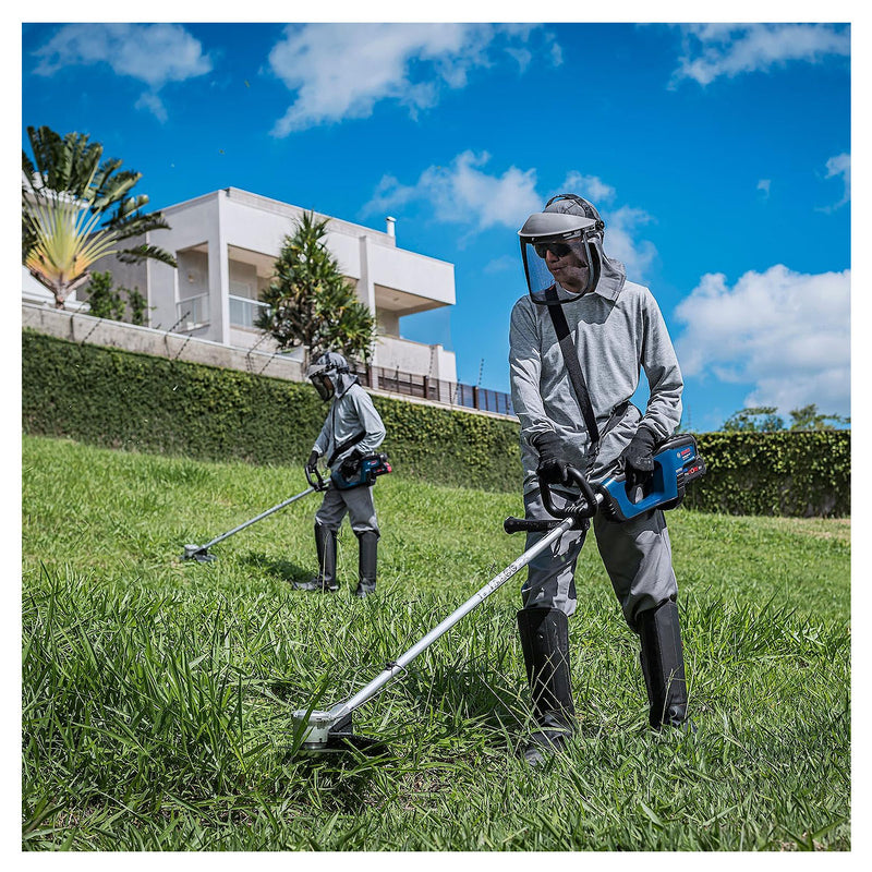 Máy cắt cỏ Bosch GFR 18V-23 dùng Pin 18V độ rộng cắt tối đa 330mm, tay cầm vòng