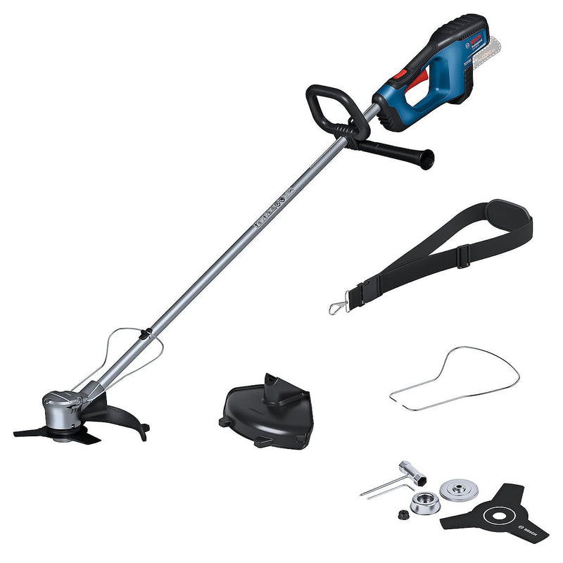 Máy cắt cỏ Bosch GFR 18V-23 dùng Pin 18V độ rộng cắt tối đa 330mm, tay cầm vòng