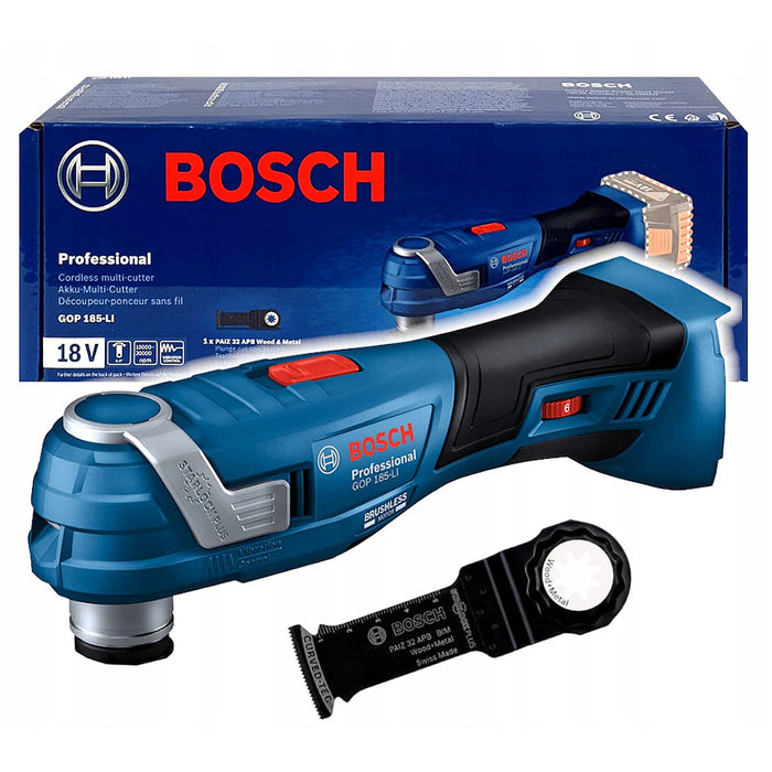 Máy cắt rung đa năng Bosch GOP 185-LI dùng Pin 18V, tiêu chuẩn lưỡi Starlock, Starlock Plus