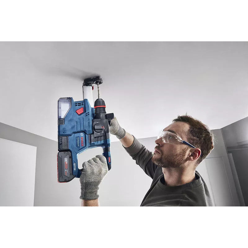 Máy khoan bê tông 3 chức năng Bosch GBH 18V-22 X dùng Pin 18V, đầu khoan One-Chuck