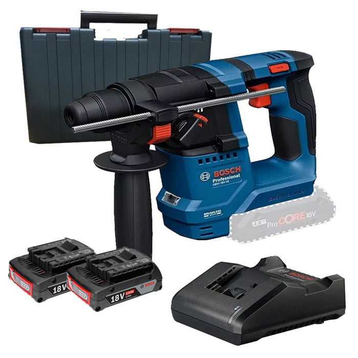Máy khoan bê tông 2 chức năng Bosch GBH 18V-18 dùng Pin 18V, đuôi gài SDS-Plus