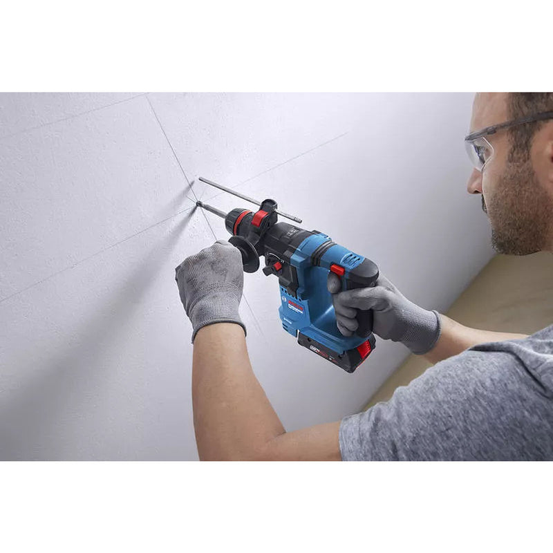 Máy khoan bê tông 2 chức năng Bosch GBH 18V-18 X dùng Pin 18V, đầu khoan One-Chuck