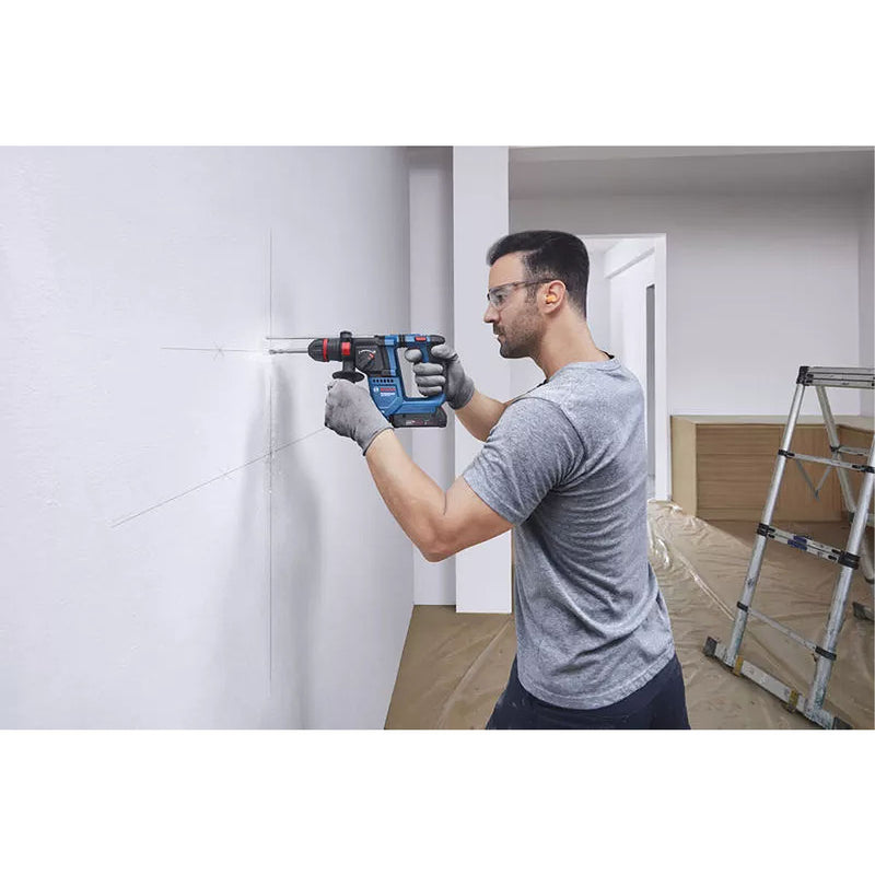 Máy khoan bê tông 2 chức năng Bosch GBH 18V-18 X dùng Pin 18V, đầu khoan One-Chuck