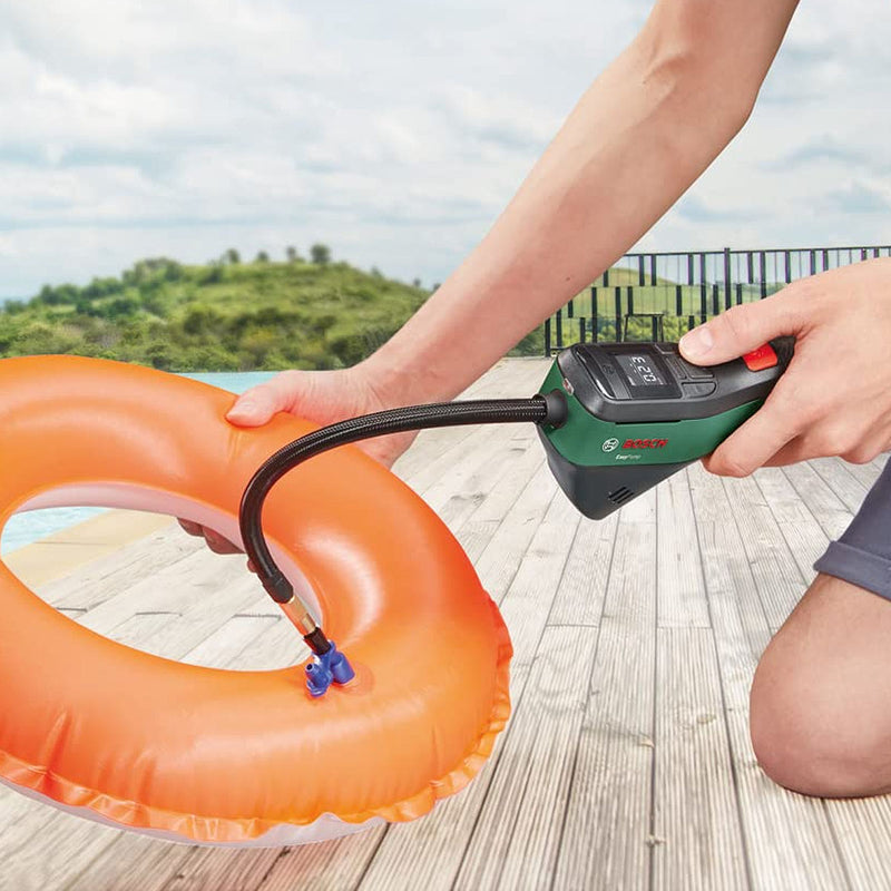 Máy bơm hơi cầm tay EasyPump Bosch dùng Pin sạc 3.6V mã số 0603947080