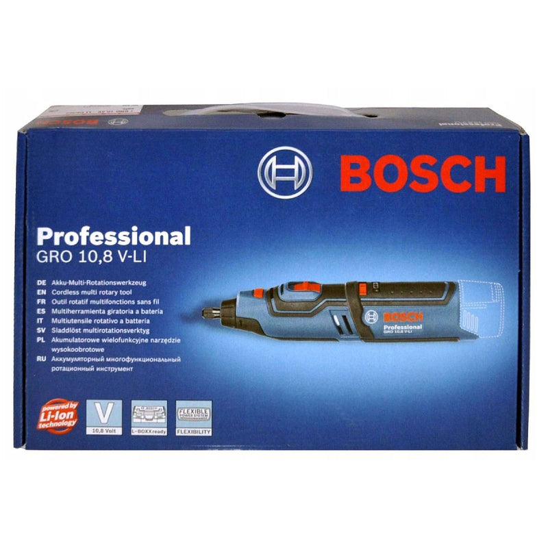 Máy mài mini Bosch GRO 12V-35 dùng Pin 12V, đầu kẹp 3.2mm