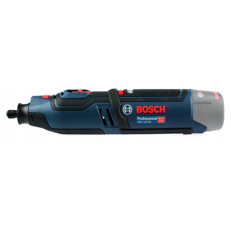 Máy mài mini Bosch GRO 12V-35 dùng Pin 12V, đầu kẹp 3.2mm