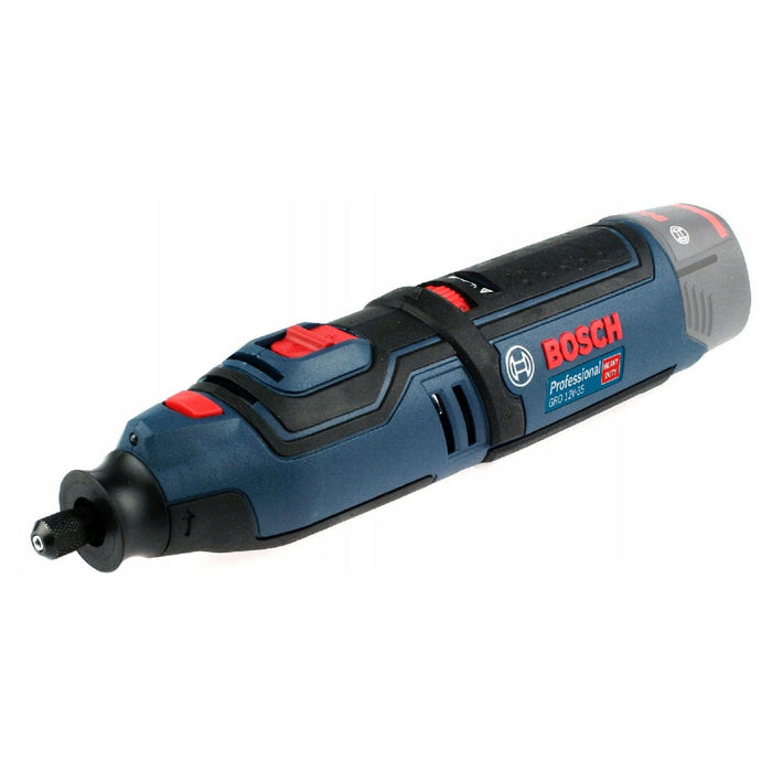 Máy mài mini Bosch GRO 12V-35 dùng Pin 12V, đầu kẹp 3.2mm
