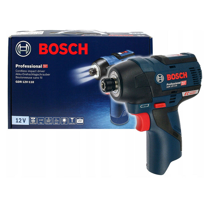 Máy vặn vít Bosch GDR 12V-110 dùng Pin 12V, đuôi lục giác 6.35mm (1/4 inch)