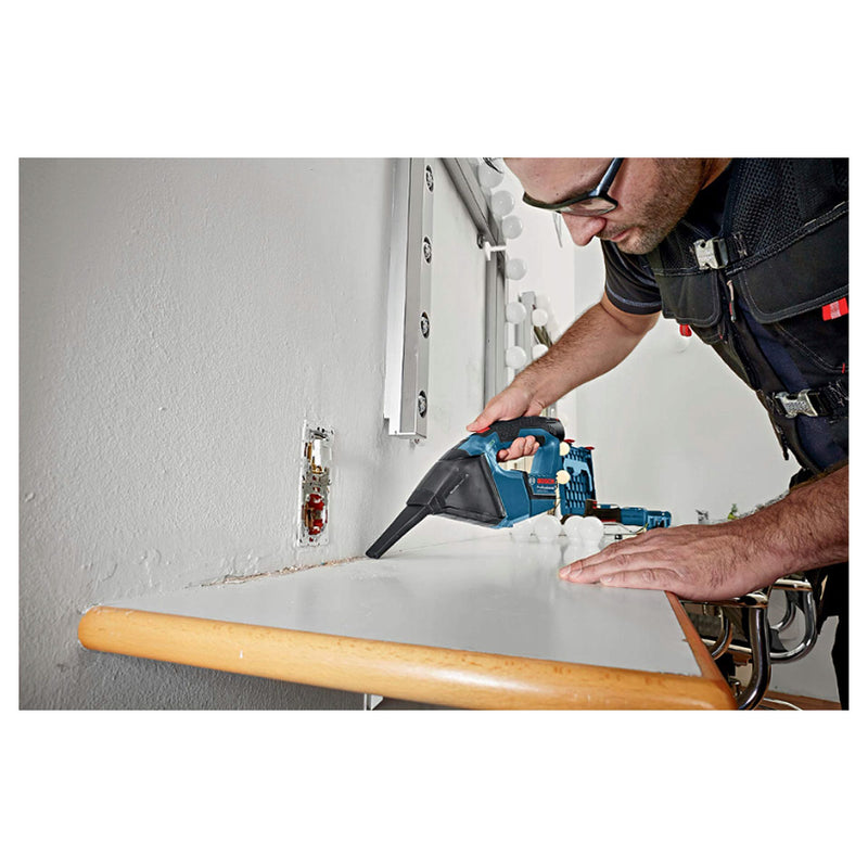 Máy hút bụi cầm tay Bosch GAS 12V-LI dùng Pin 12V, dung tích 350ml lực hút 4.5kPa ( hút khô )