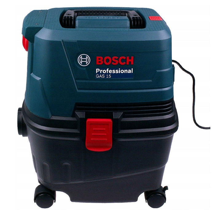 Máy hút bụi Bosch GAS 15 công suất 1,100W dung tích 15L lực hút 22kPa ( hút khô và ướt ) mã số 06019E50K0