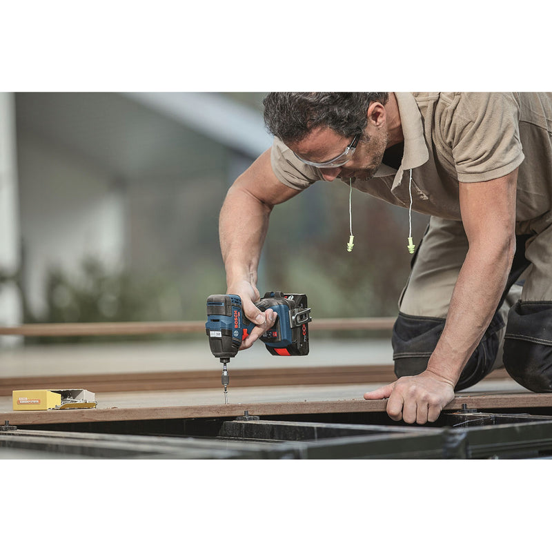 Máy vặn vít Bosch GDR 18V-200 C dùng Pin 18V, đuôi lục giác 6.35mm (1/4 inch)