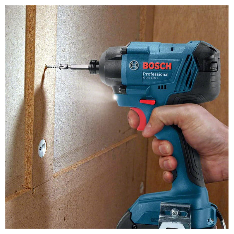 Máy vặn vít Bosch GDR 180-LI dùng Pin 18V, đuôi lục giác 6.35mm (1/4 inch)