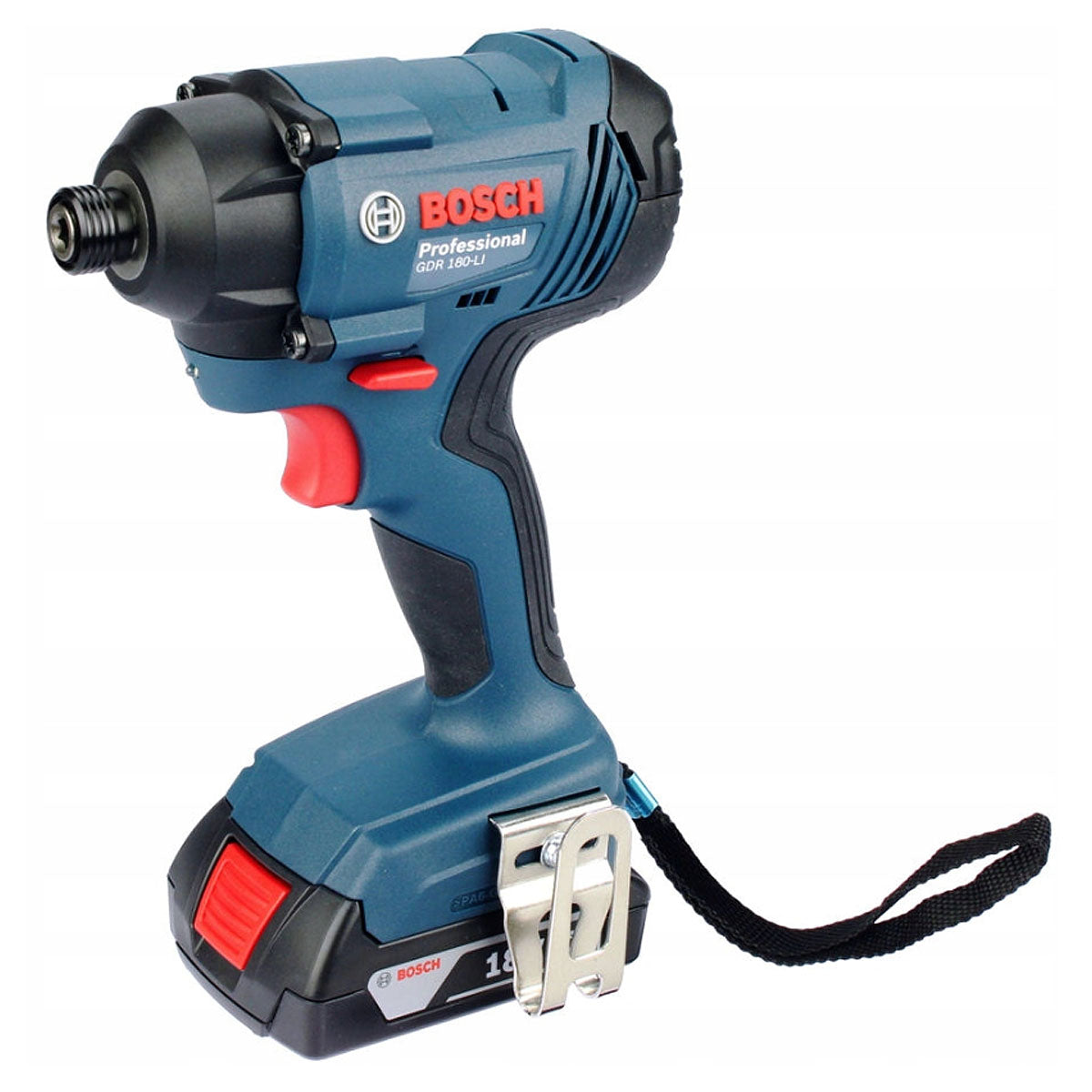 Máy vặn vít Bosch GDR 180-LI dùng Pin 18V, đuôi lục giác 6.35mm (1/4 inch)