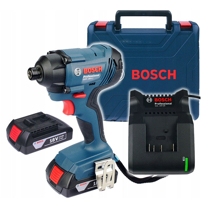 Máy vặn vít Bosch GDR 180-LI dùng Pin 18V, đuôi lục giác 6.35mm (1/4 inch)