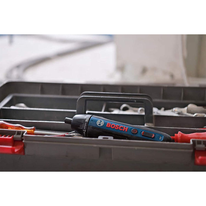 Máy vặn vít mini Bosch GO Gen II dùng Pin sạc 3.6V, đuôi lục giác 6.35mm (1/4 inch)