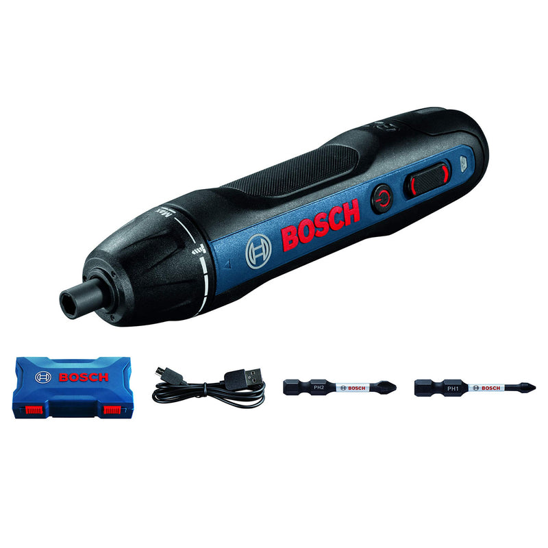 Máy vặn vít mini Bosch GO Gen II dùng Pin sạc 3.6V, đuôi lục giác 6.35mm (1/4 inch)