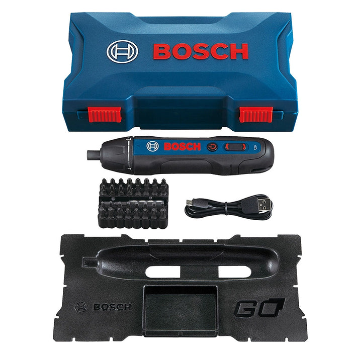Máy vặn vít mini Bosch GO Gen II dùng Pin sạc 3.6V, đuôi lục giác 6.35mm (1/4 inch)