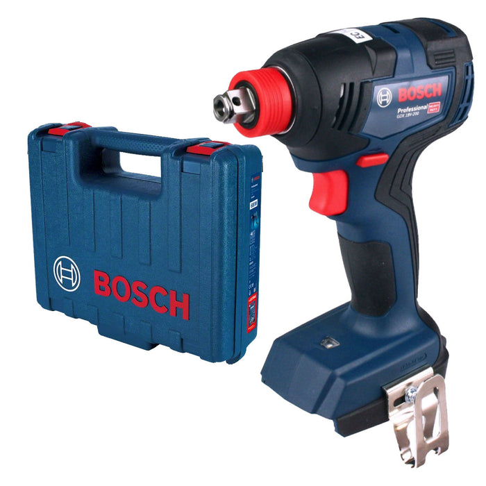 Máy siết bu lông kết hợp vặn vít 2 trong 1 Bosch GDX 18V-200 dùng Pin 18V, cốt 1/2 inch tích hợp đuôi lục giác 6.35mm