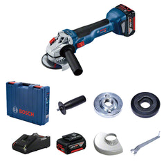 Mã số 06019J40K1: Thân máy + 2 Pin 18V 5.0Ah + Sạc GAL 18V-40 + Vali + phụ kiện cơ bản