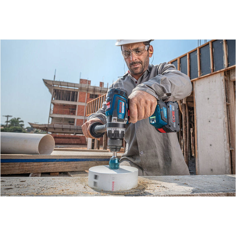 Máy khoan gỗ thép Bosch GSR 18V-150 C dùng Pin 18V, đầu kẹp 13mm