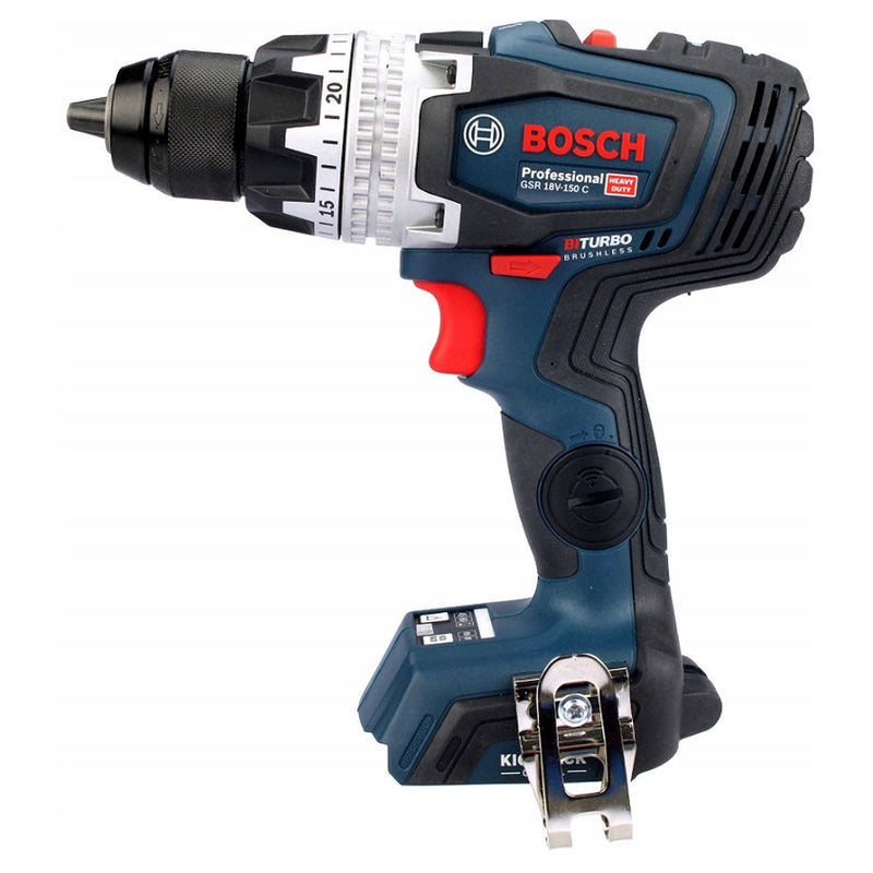 Máy khoan gỗ thép Bosch GSR 18V-150 C dùng Pin 18V, đầu kẹp 13mm