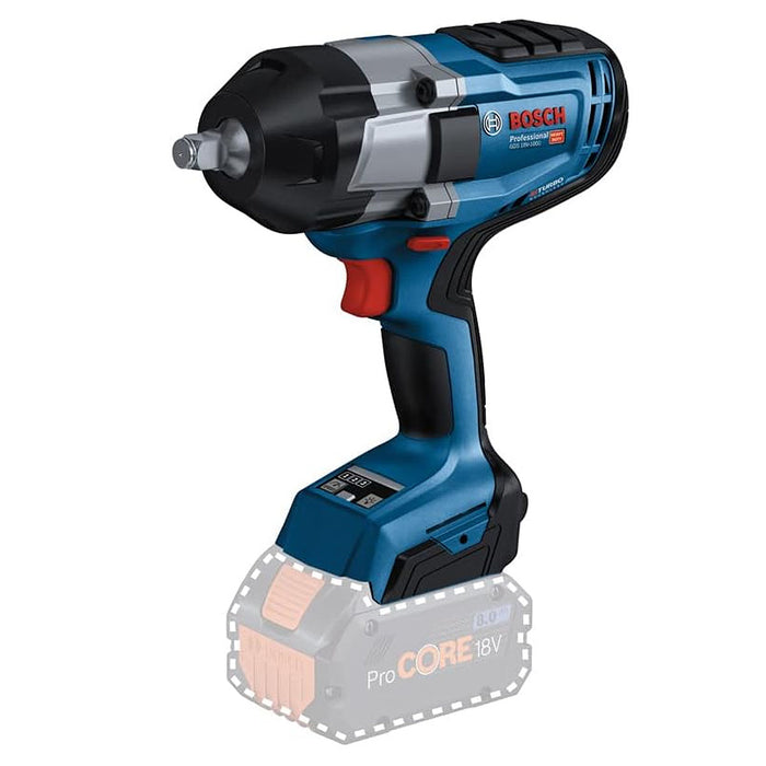 Máy siết bu lông Bosch GDS 18V-1000 dùng Pin 18V, cốt 1/2 inch