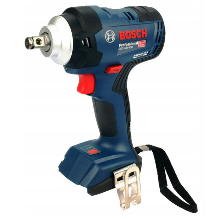 Máy siết bu lông Bosch GDS 18V-400 dùng Pin 18V, cốt 1/2 inch