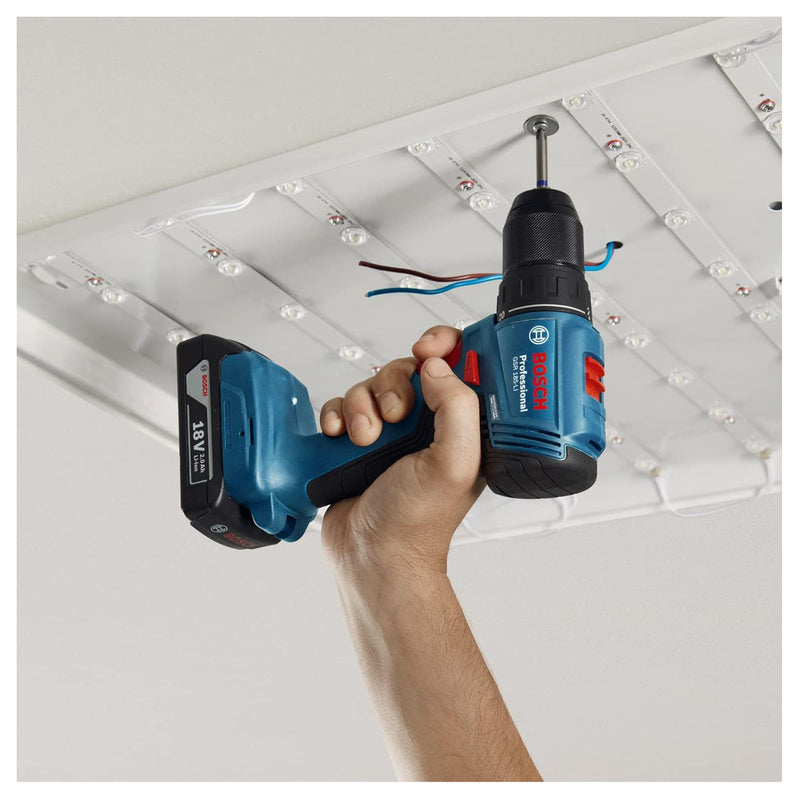 Máy khoan gỗ thép Bosch GSR 185-LI dùng Pin 18V, đầu kẹp 13mm