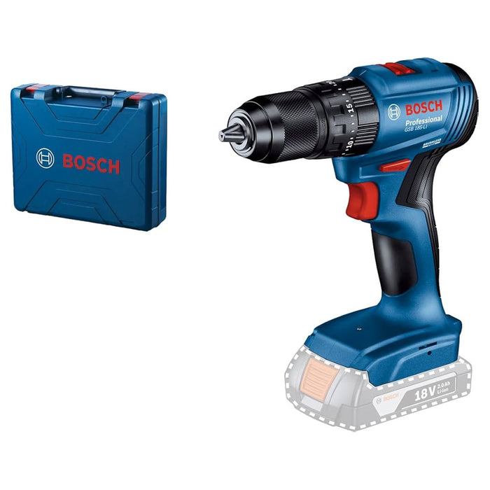 Máy khoan búa Bosch GSB 185-LI dùng Pin 18V, đầu kẹp 13mm