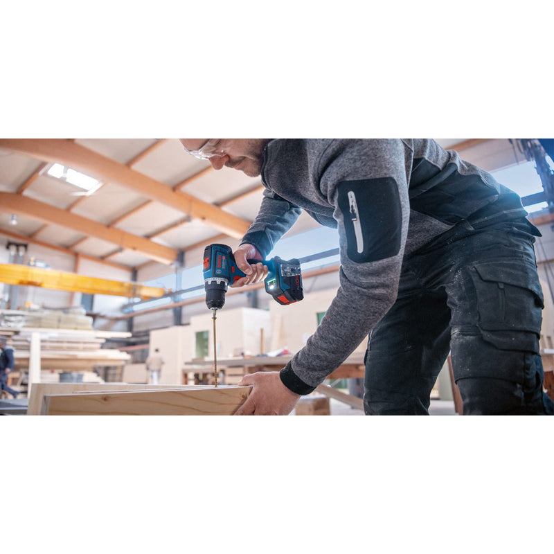 Máy khoan gỗ thép Bosch GSR 18V-90 C dùng Pin 18V, đầu kẹp 13mm