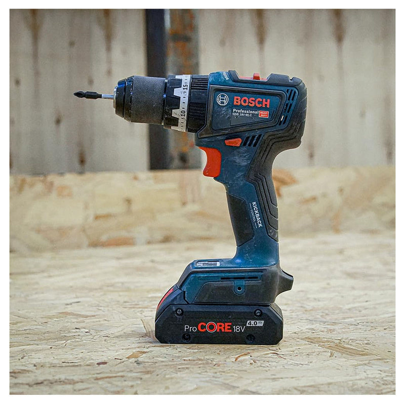 Máy khoan búa Bosch GSB 18V-90 C dùng Pin 18V, đầu kẹp 13mm