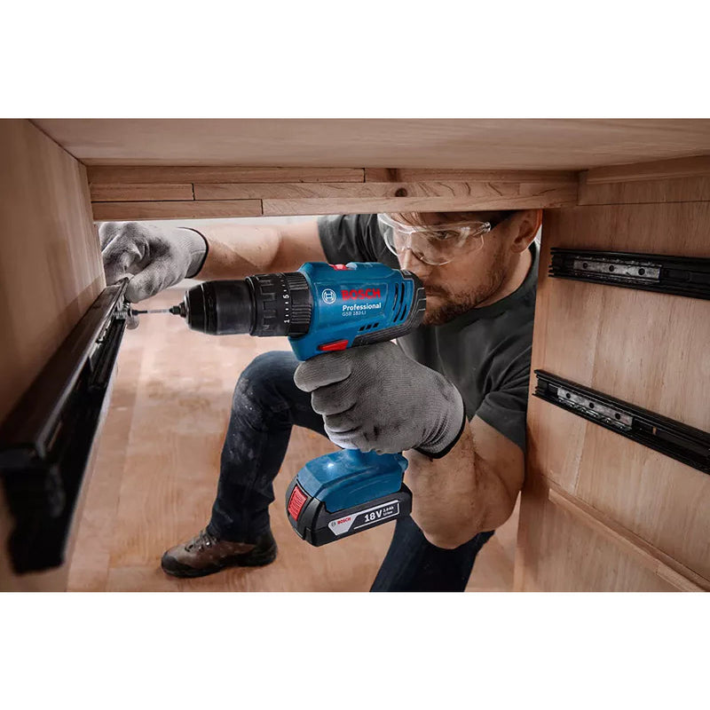 Máy khoan búa Bosch GSB 183-LI dùng Pin 18V, đầu kẹp 13mm
