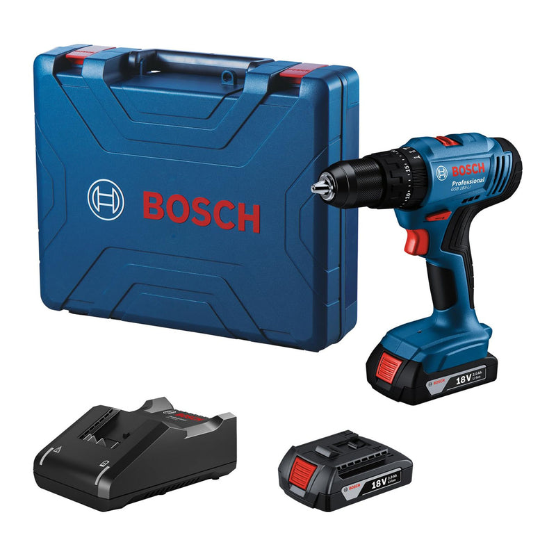 Máy khoan búa Bosch GSB 183-LI dùng Pin 18V, đầu kẹp 13mm