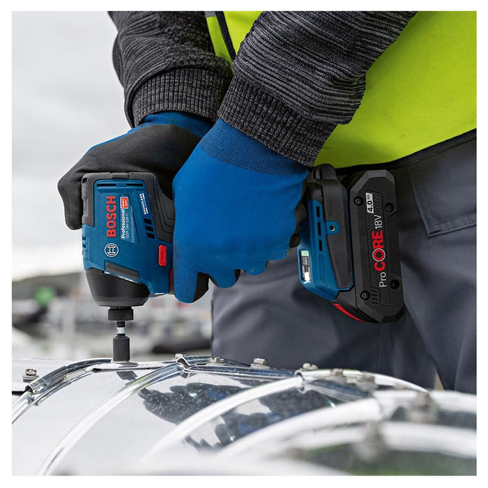 Máy vặn vít Bosch GDR 18V-220 C dùng Pin 18V, đuôi lục giác 6.35mm (1/4 inch)