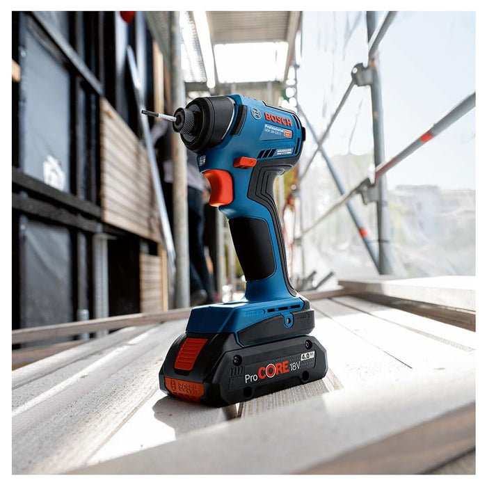 Máy vặn vít Bosch GDR 18V-220 C dùng Pin 18V, đuôi lục giác 6.35mm (1/4 inch)