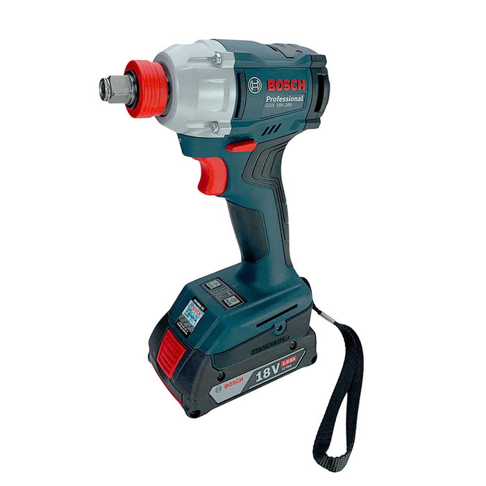 Máy siết bu lông kết hợp vặn vít 2 trong 1 Bosch GDX 18V-285 dùng Pin 18V, cốt 1/2 inch tích hợp đuôi lục giác 6.35mm (1/4 inch)