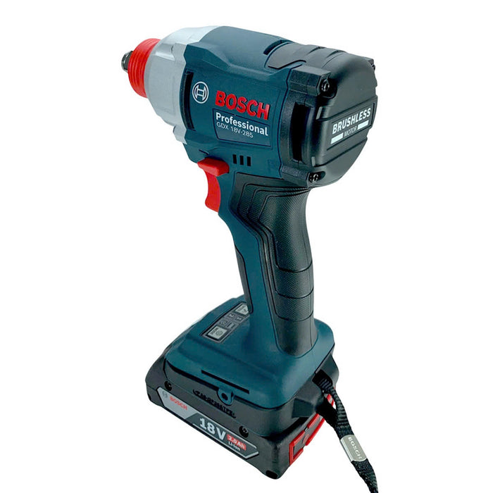 Máy siết bu lông kết hợp vặn vít 2 trong 1 Bosch GDX 18V-285 dùng Pin 18V, cốt 1/2 inch tích hợp đuôi lục giác 6.35mm (1/4 inch)