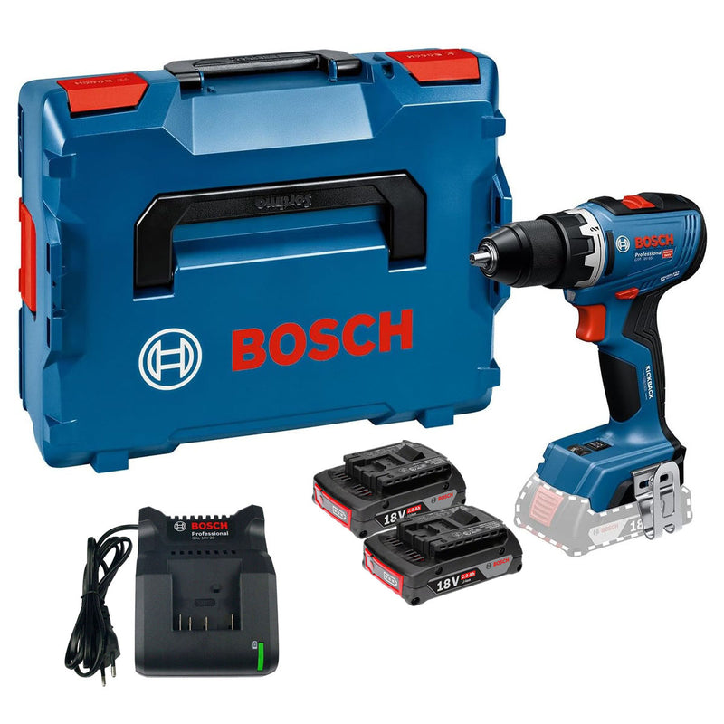 Máy khoan gỗ thép Bosch GSR 18V-65 dùng Pin 18V, đầu kẹp 13mm