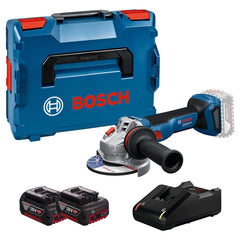 Mã số 06019N40K1: Thân máy + 02 Pin 5.0Ah + 01 sạc nhanh GAL 18V-40 + Vali nhựa