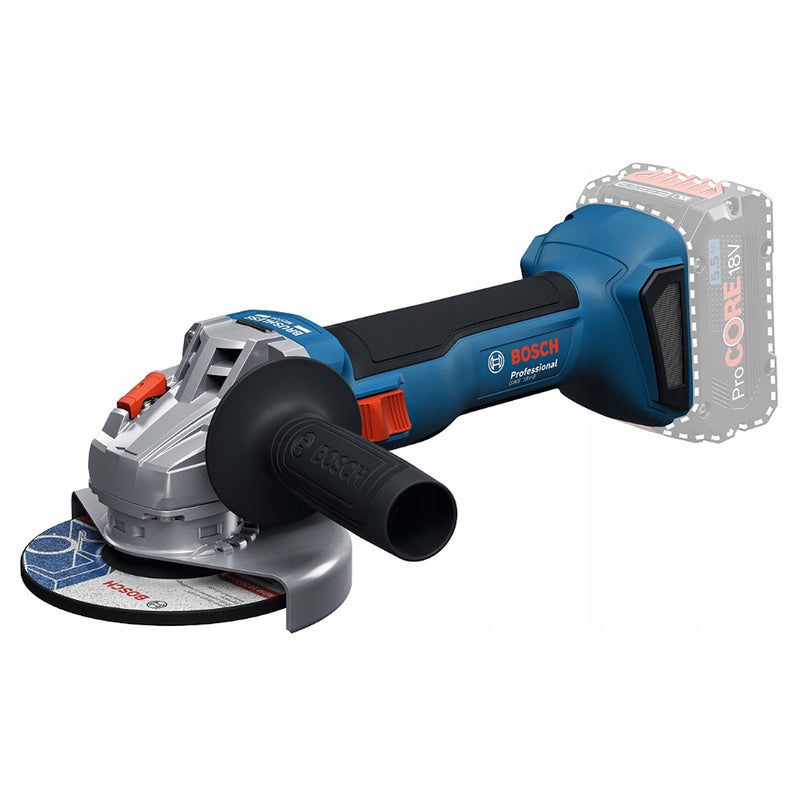 Máy mài góc Bosch GWS 18V-8 dùng Pin 18V, đường kính lưỡi 125mm công tắc trượt