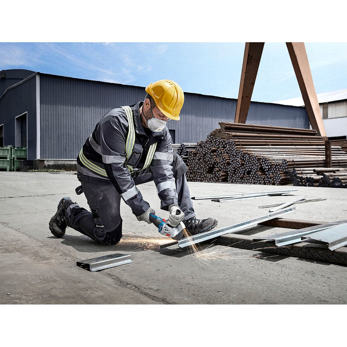 Máy mài góc Bosch GWS 18V-8 dùng Pin 18V, đường kính lưỡi 125mm công tắc trượt