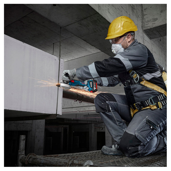 Máy mài góc Bosch GWS 18V-8 dùng Pin 18V, đường kính lưỡi 125mm công tắc trượt