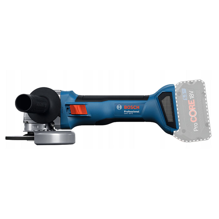 Máy mài góc Bosch GWS 18V-8 dùng Pin 18V, đường kính lưỡi 125mm công tắc trượt