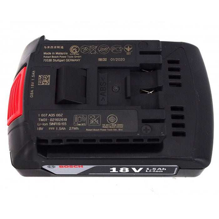 Pin 18V dung lượng 1.5Ah Bosch GBA 18V mã số 1600A001CC