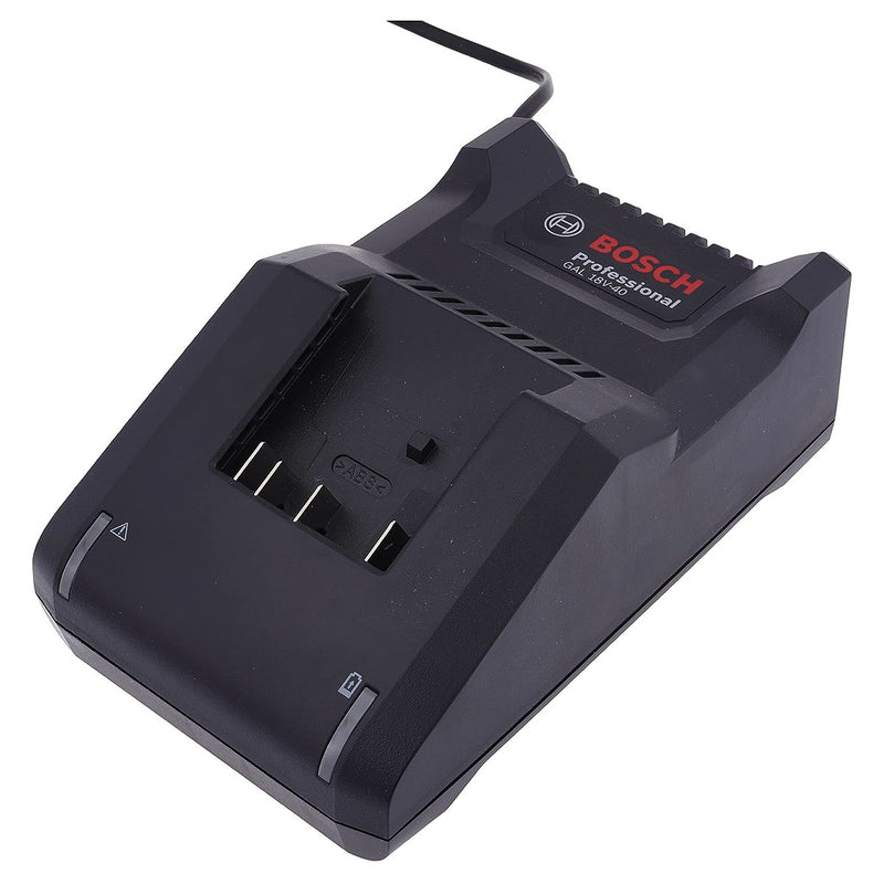 Đế sạc nhanh Bosch GAL 18V-40 dùng cho Pin 18V, 14.4V mã số 1600A019RJ