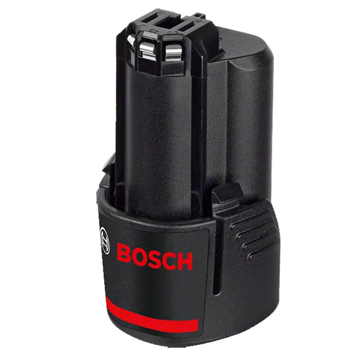 Bộ 2 Pin 12V 2.0Ah kèm đế sạc nhanh Bosch mã số 1600A01B8W