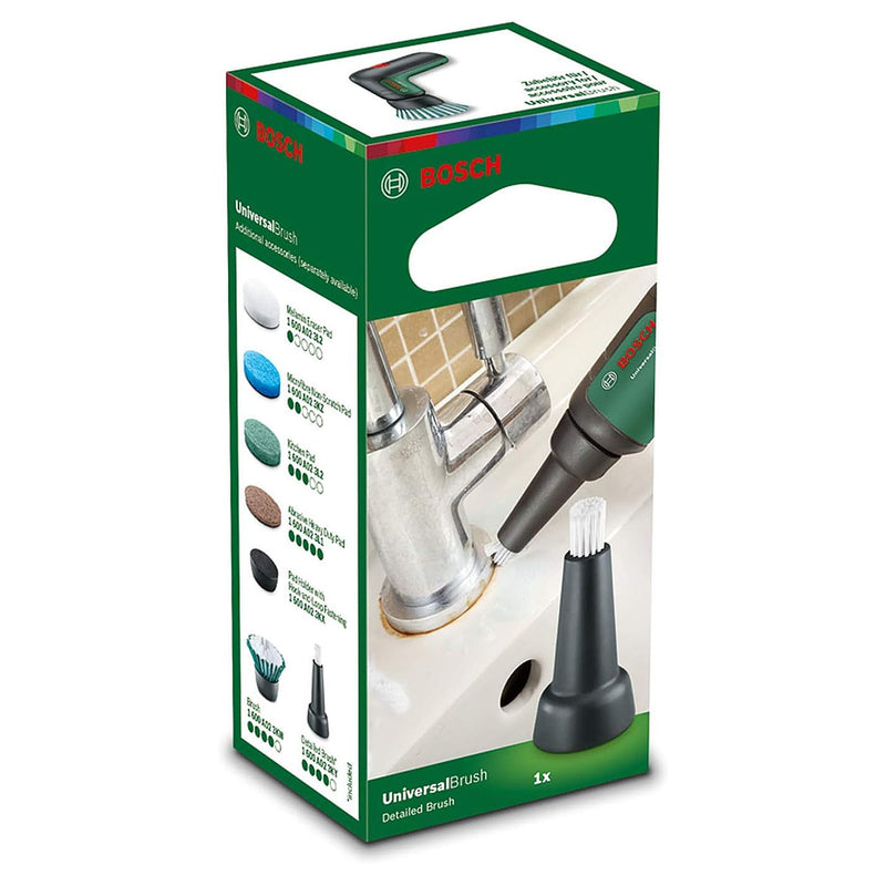 Phụ kiện đầu chải chi tiết Bosch 1600A023KY kích thước 39mm x 65mm x 39mm máy cọ rửa vệ sinh đa năng dùng Pin