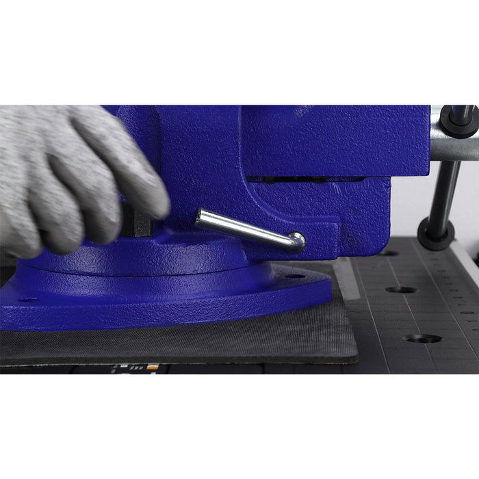 Ê tô bàn tích hợp cần nhả nhanh và khớp xoay 360° Brosco kích thước từ 4 inch - 6 inch